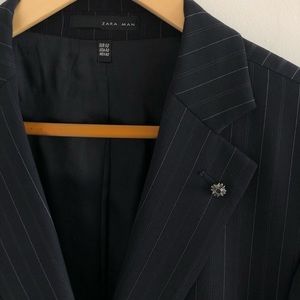 Zara Man Pinstripe Blazer